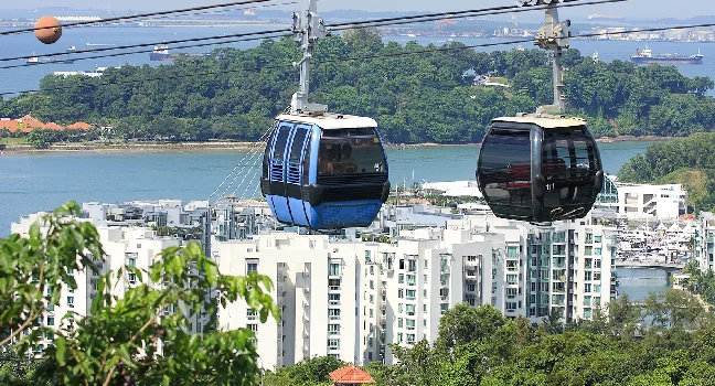 Singapore Cable Car Pass Mount Faber Line