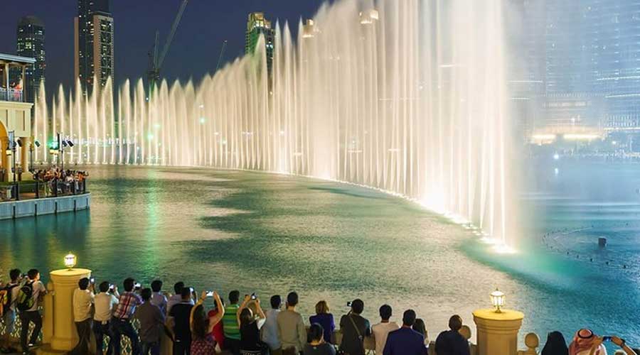 Dubai Fountain Show Lake Ride From Ras Al Khaimah