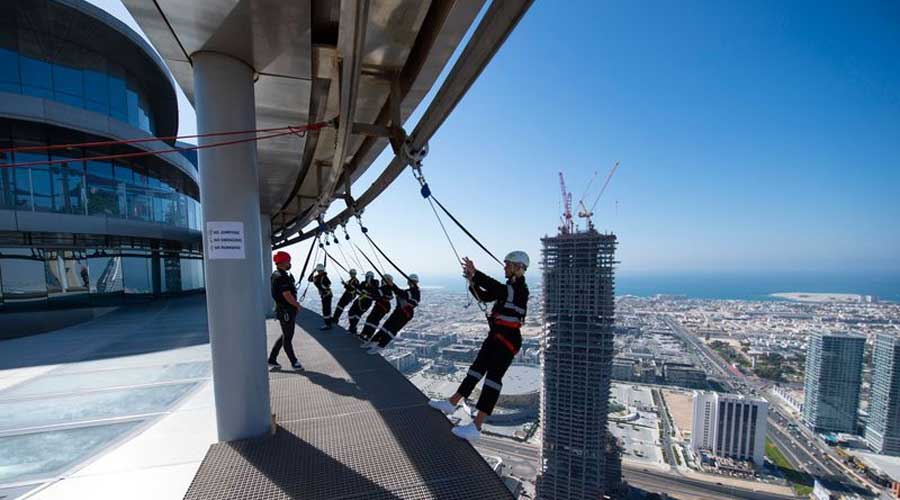 Sky Views Edge Walk moment