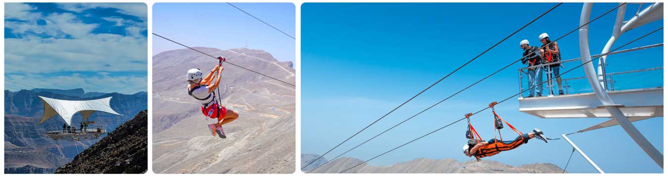 Jebel Jais Zipline From Dubai