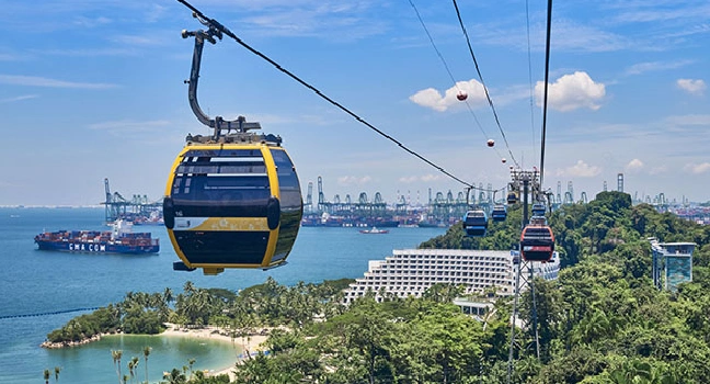 Singapore Cable Car Pass Mount Faber Line